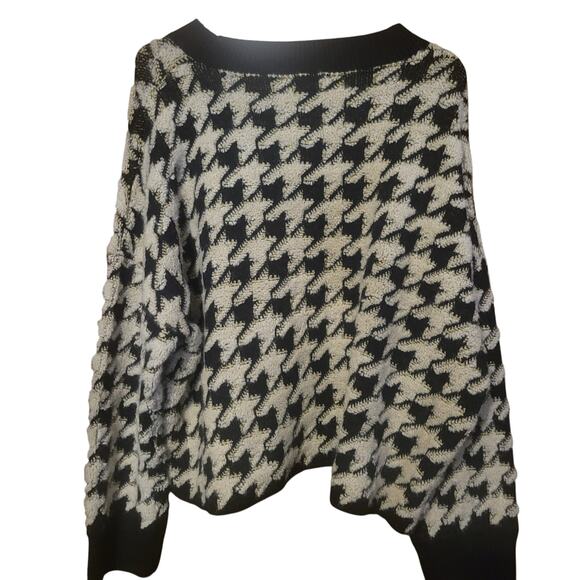 Max Edition Houndstooth Sweater $108 Size Large - Picture 5 of 12